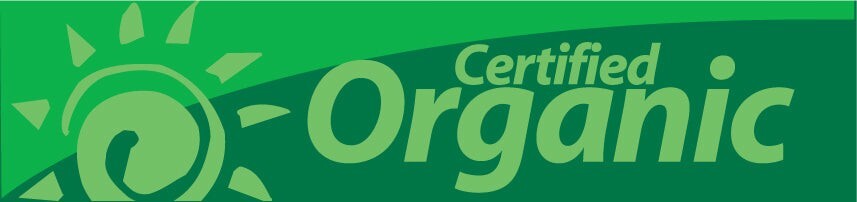Green Single-Sided Organic Produce Category Header-33" W x 7.25"