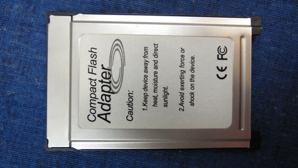 256MB Compact Flash Card & Adapter PQ1 PQI