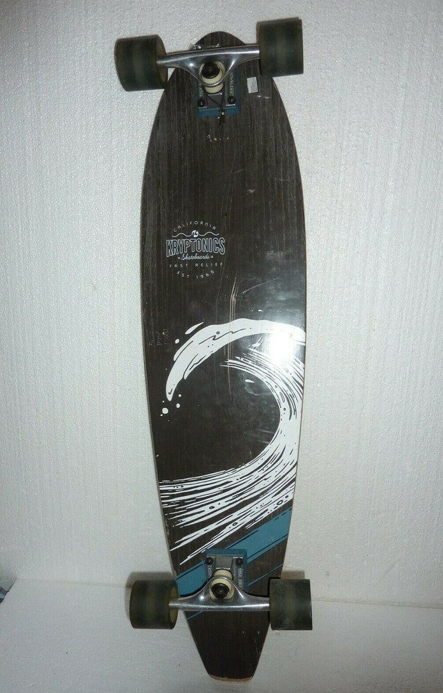 Kryptonics Longboard Skateboard Deck Tidal Wave Bottom 165848