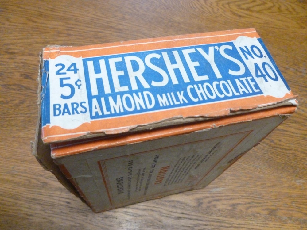 Original 1930's Depression Era Hersheys 24 Count Candy Box NRA