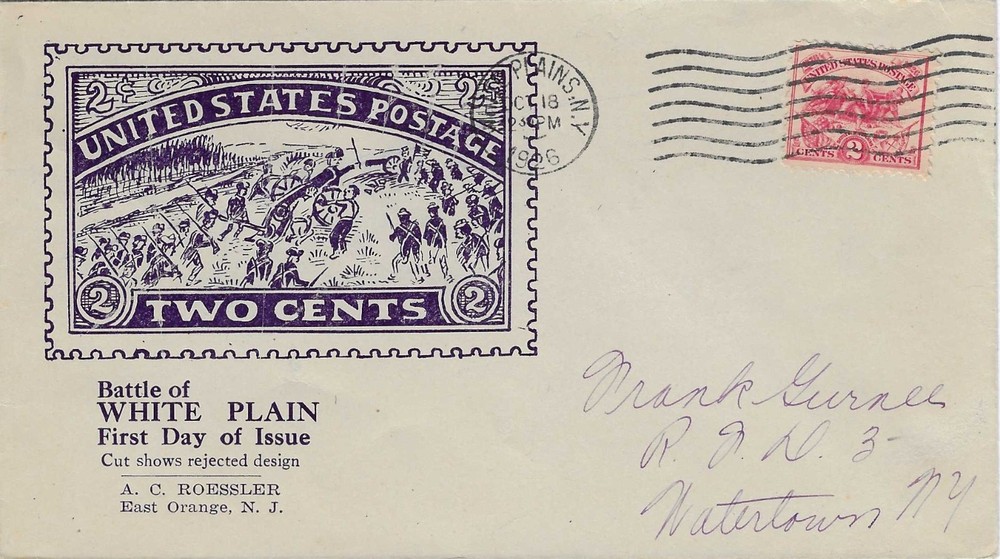 FDC   629-9  --  White Plains -- 10-18-26  --  Roessler