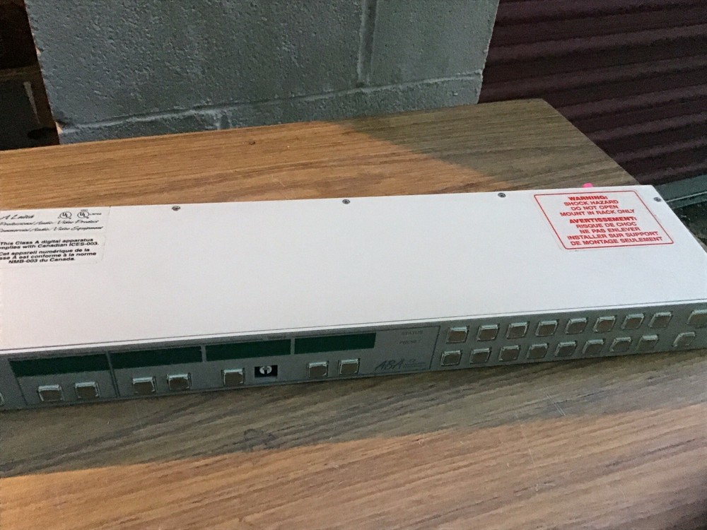 Leitch ABA XY Alphanumeric BreakAway