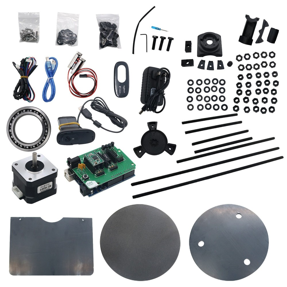 3D Open Source DIY 3D Scanner Kit Advanced Laser Scanner with C270 Camera 3D