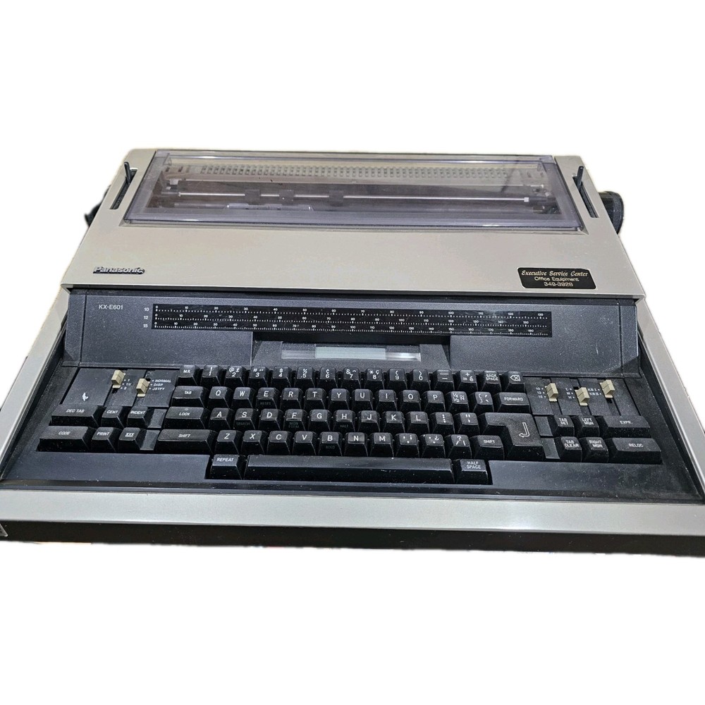 Panasonic KX-E601 Electric Typewriter Tested