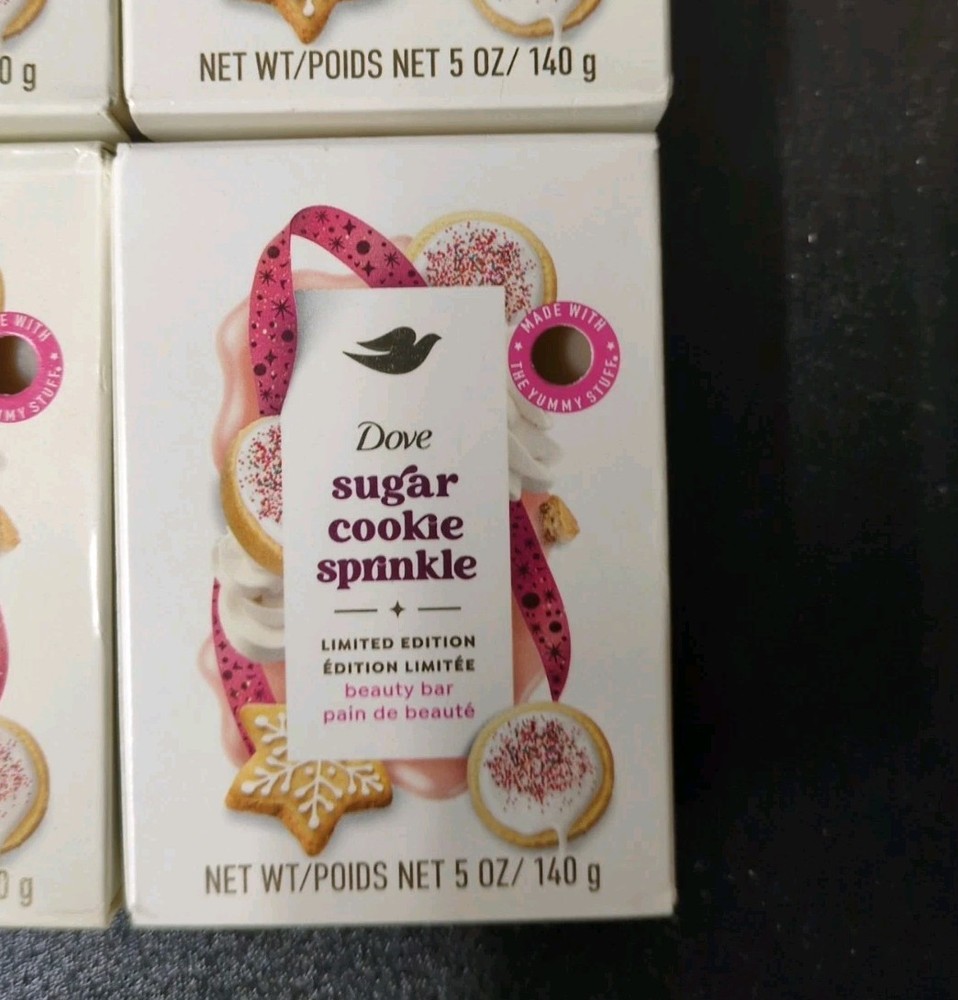 2 Pack Dove Beauty Bar Sugar Cookie Sprinkle 5oz Ea