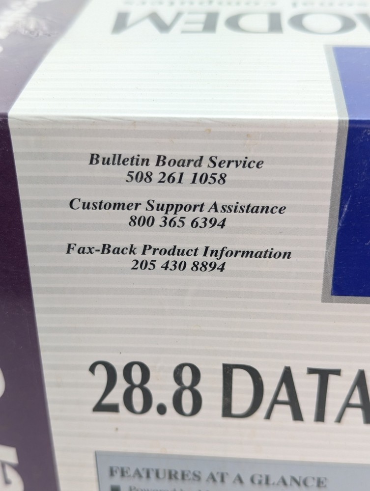 Motorola Power Class 28.8 Data/Fax Modem Macintosh V.34 Vtg Computing