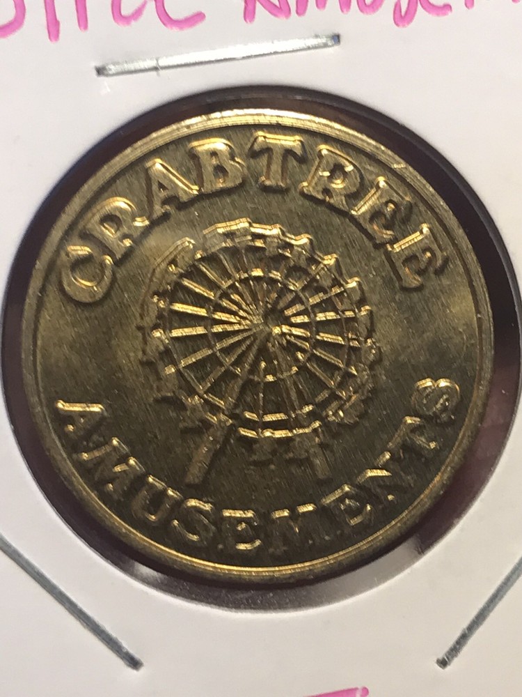 Advertisement Token - Crabtree Amusements - Staples, Texas