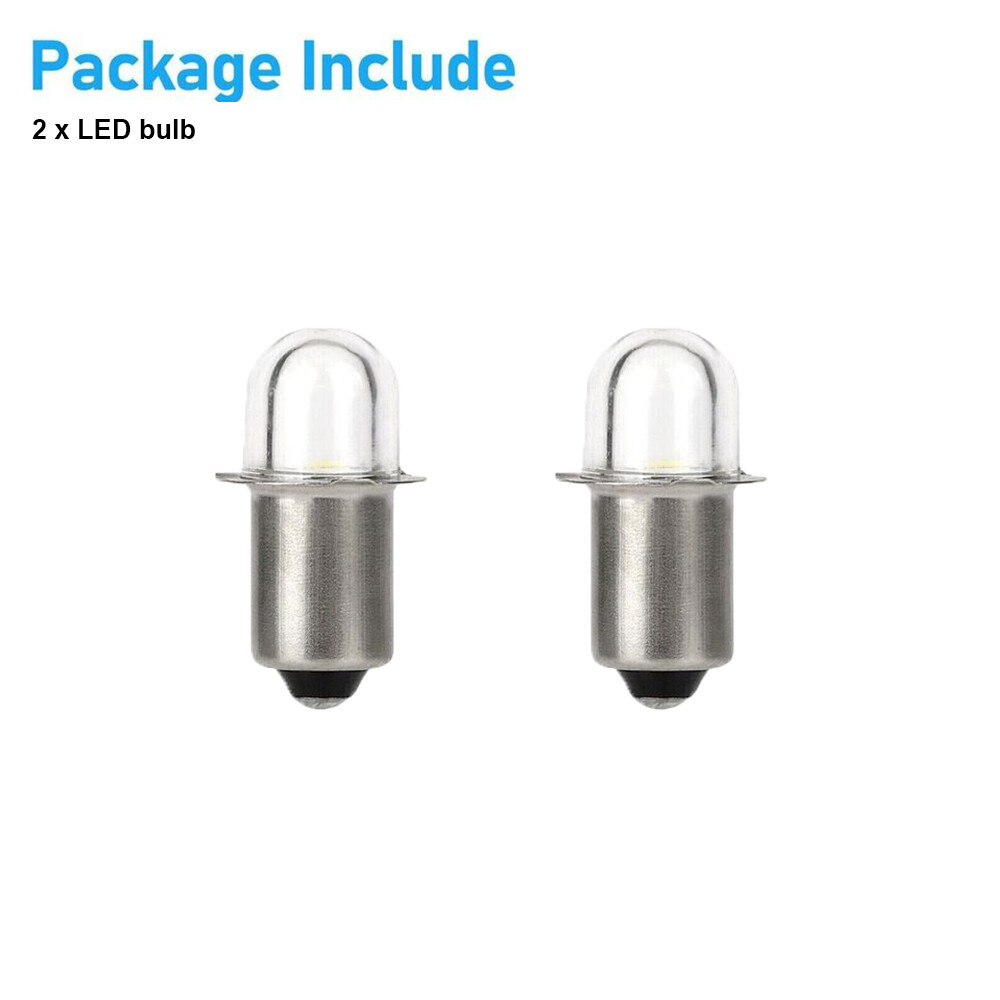 2 Pack 18V VOLT Flashlight Replacement LED Bulbs White For SKIL #1619P05627