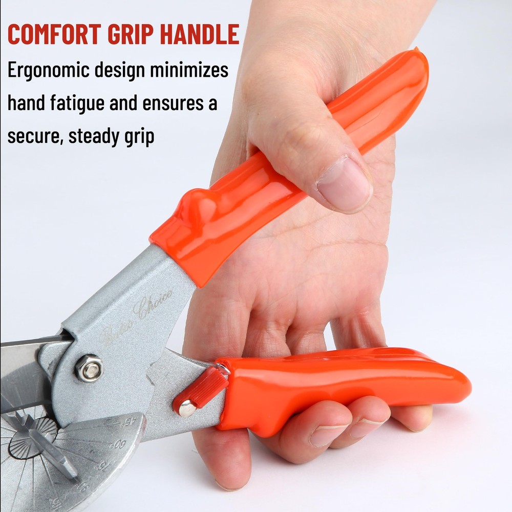 Red Oak Miter Shears Angular Cutting Molding, Quarter round Cutting Tool, Multi-