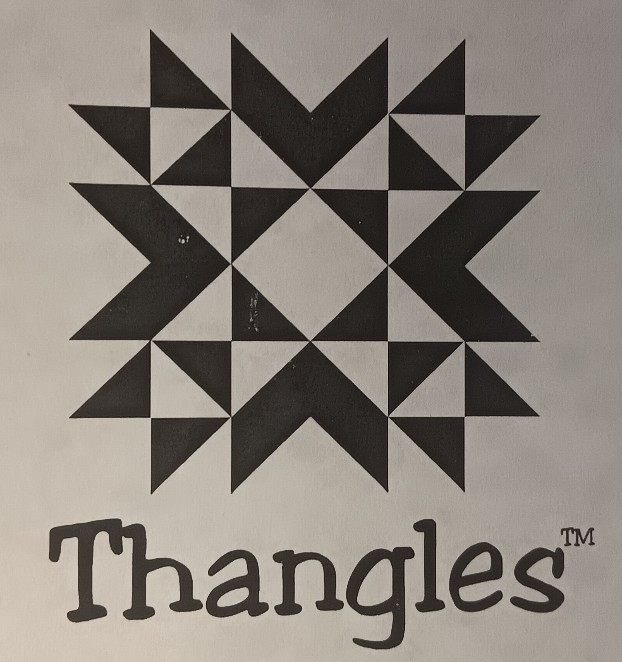 "Thangles" Easy~Half Square Triangle For Beginner Tear Away Template~Quilting
