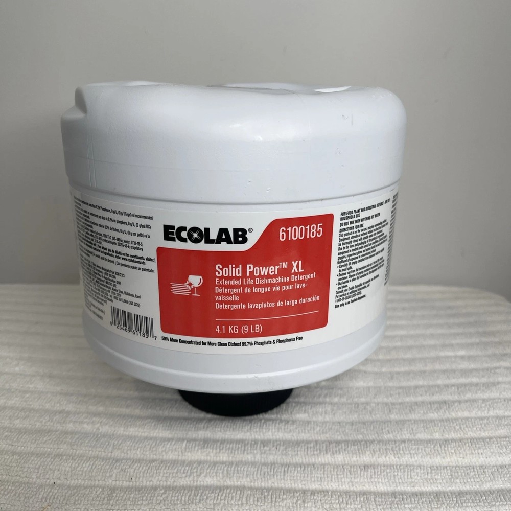 Ecolab Solid Power XL Dish Machine Detergent Capsule 9Lb 6100185