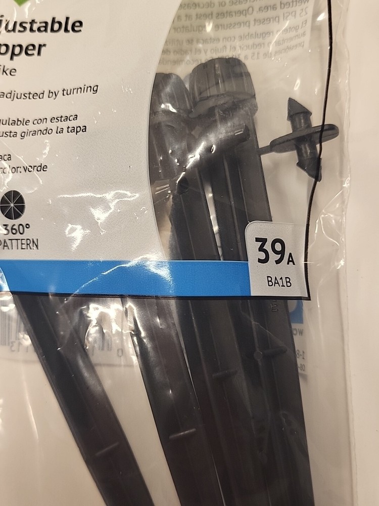 Dig BA1B #39a Adjustable Flow Drip System on Spike - 4 Pack