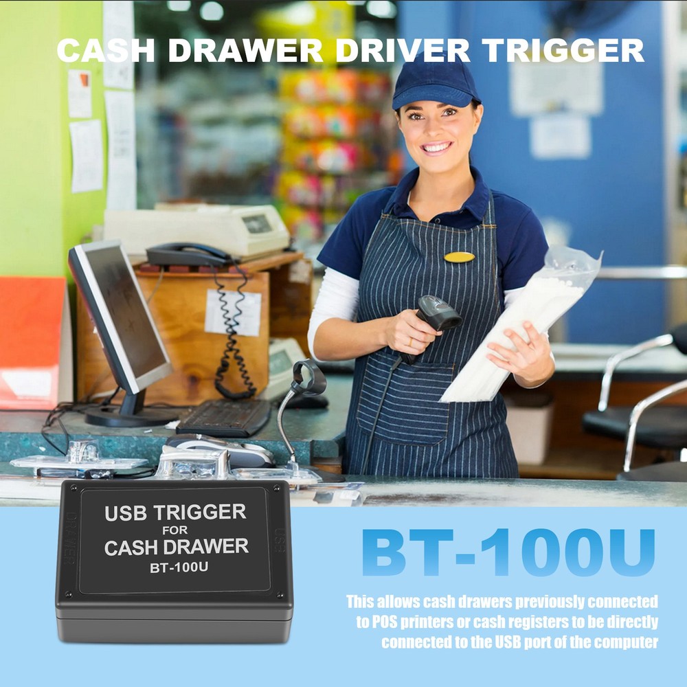 BT-100U Cash Drawer Driver Trigger with USB Interface Drawer Trigger A5Z36226