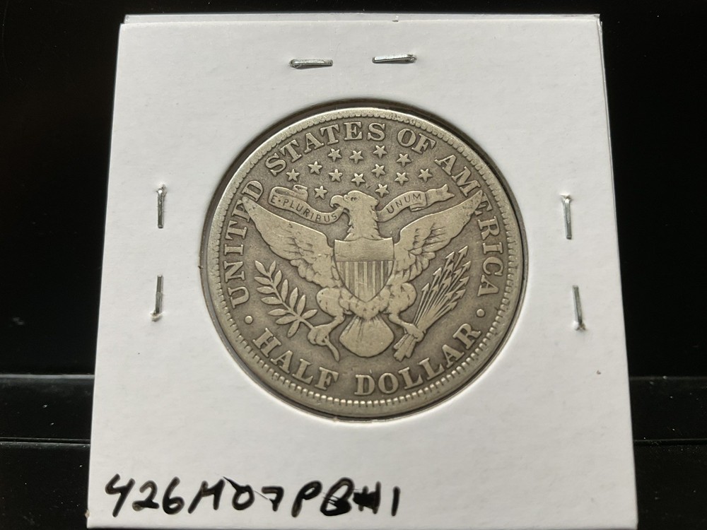 1907-P Barber Half