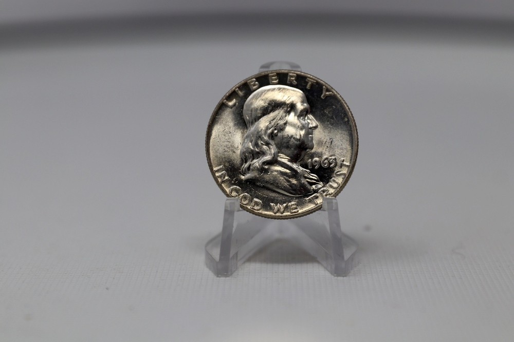 1963-P Philadelphia Mint Silver Franklin Half-Dollar