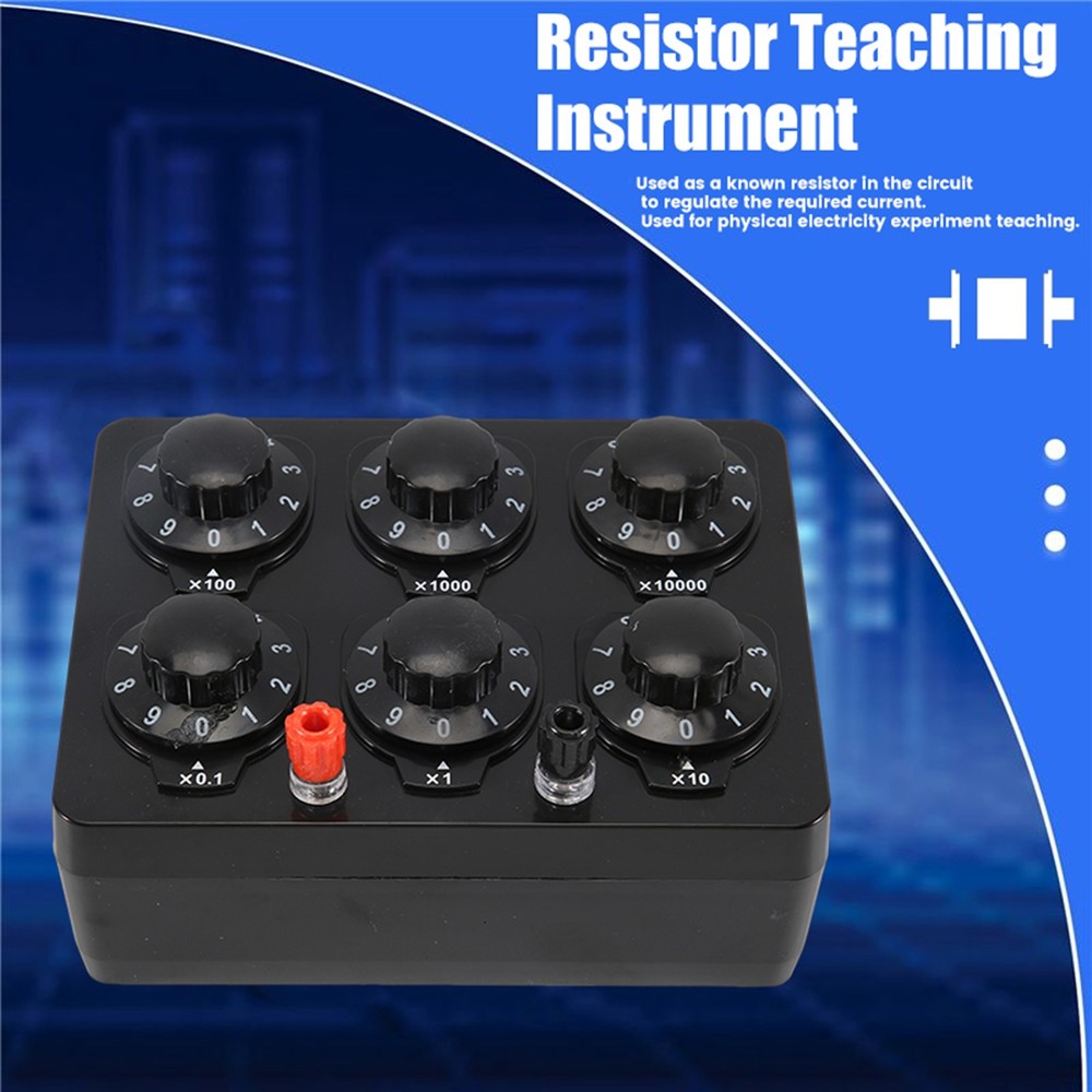 0-99999.9 Ohm Simple Resistance Box Variable Decade Resistor Teaching7637