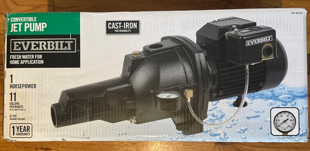Everbilt 1 HP Convertible Jet Pump