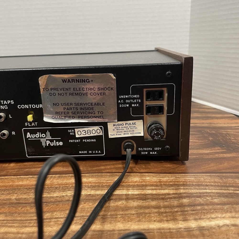 1976 Model One Audio Pulse Digital Time Delay System Powers On HUMS READ