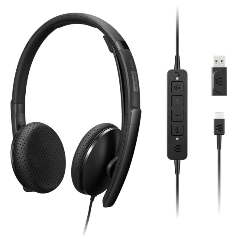 Lenovo Wired VoIP Headset, Teams Certified
