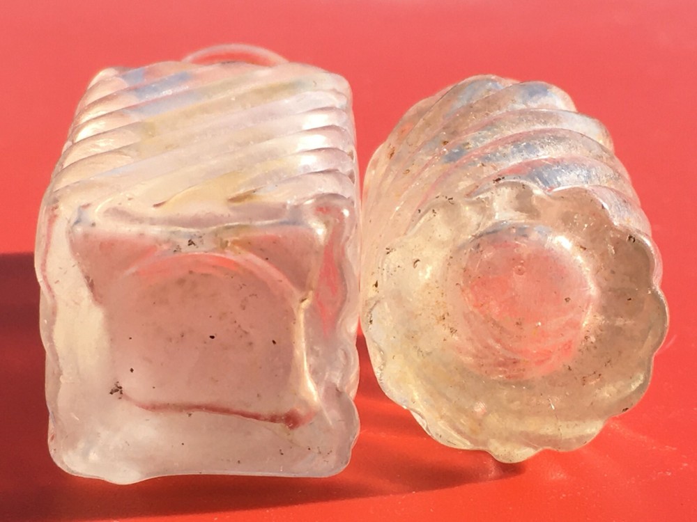 Pre-1900s Antiques Perfume Bottles Small Samples( 2 pieces )