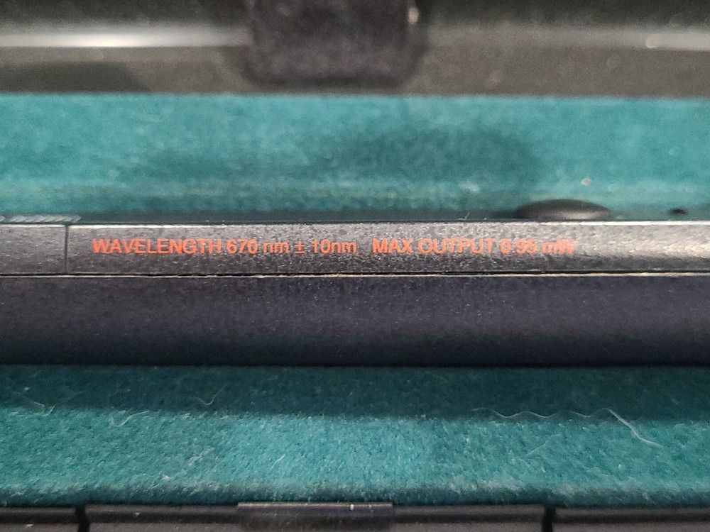 DRAPER LINEAR A3 LASER DIODE POINTER - RED - TESTED WORKS