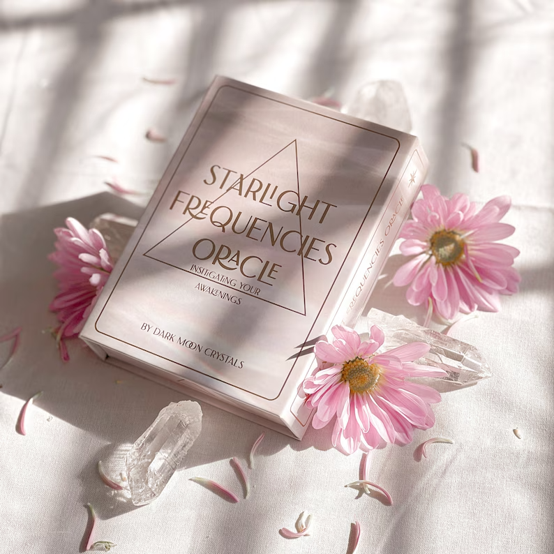 Starlight Frequencies Oracle Deck | 44 Oracle Card Deck with Guidebook