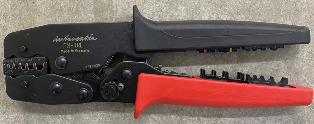 Intercable PM-TRE Set mechanical crimping tool with interchangeable dies