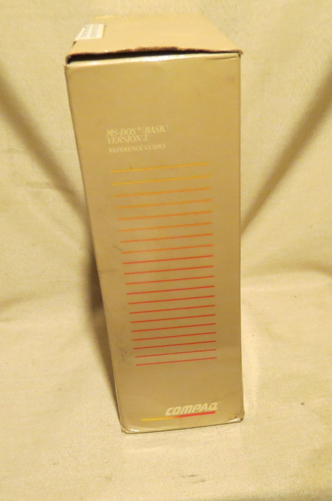 NOS SEALED BOX Vintage Compaq MS-DOS Version 3 Reference Guide