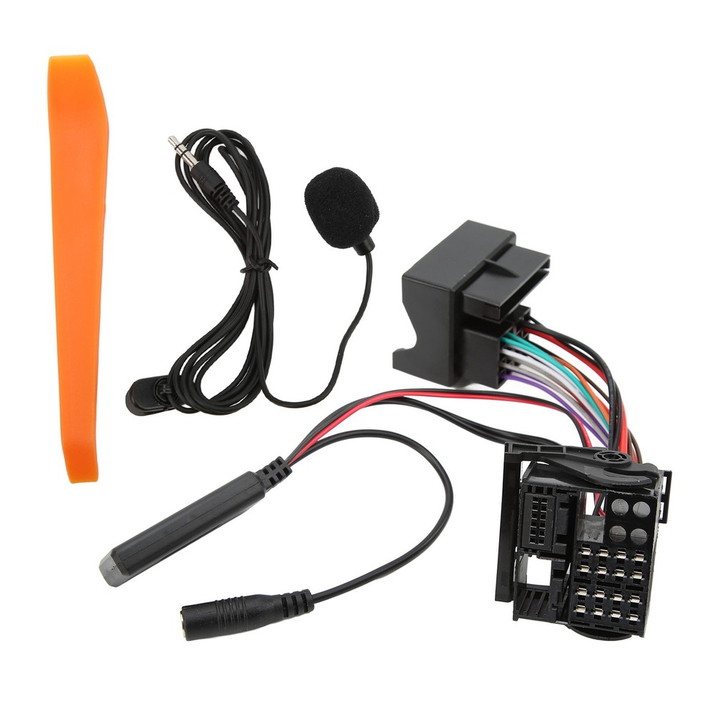 Bluetooth5.0 AUX IN Adapter 12Pin Handsfree Microphone Replacement For CD30