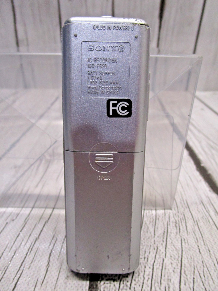 Sony ICD-P620 Pocket Size Digital Voice Recorder- TESTED