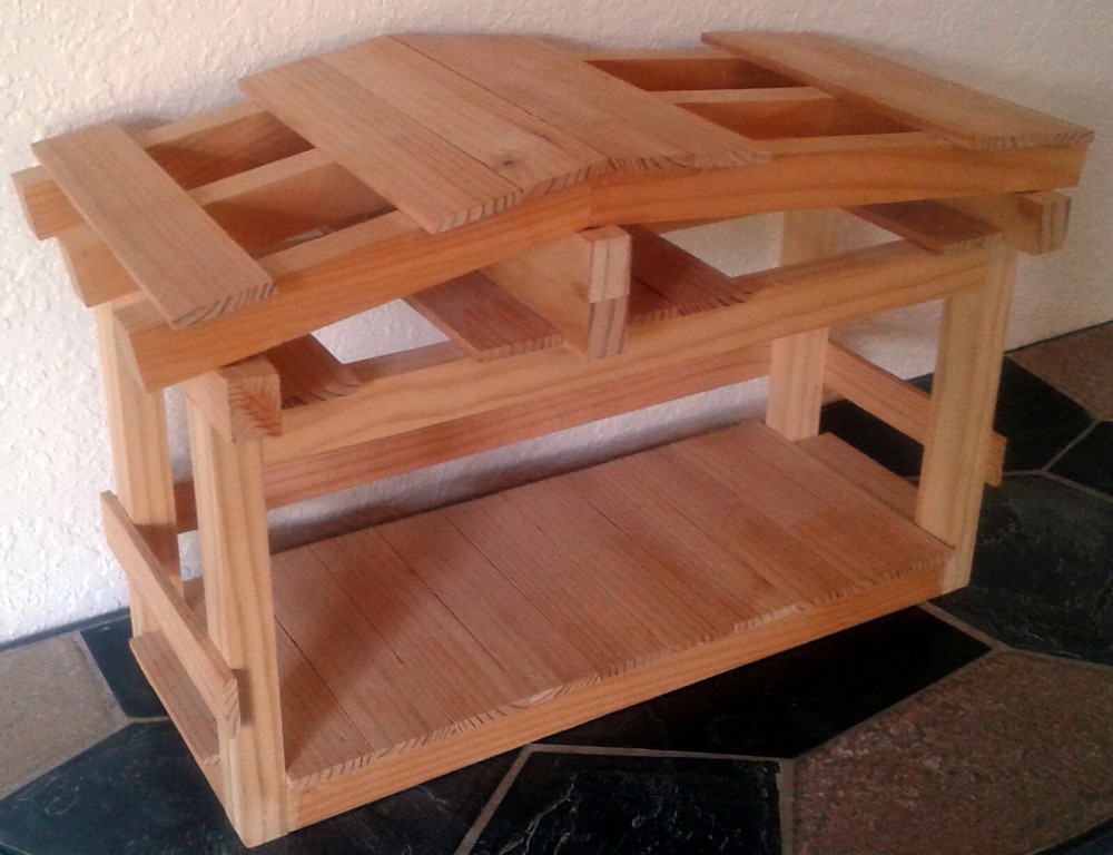 Plans Only - Table Top Nativity Stable Plans - Easy to Build - Plans Only