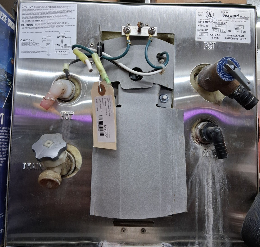 Seaward Products Hot Water Heater S-700 6 Gal