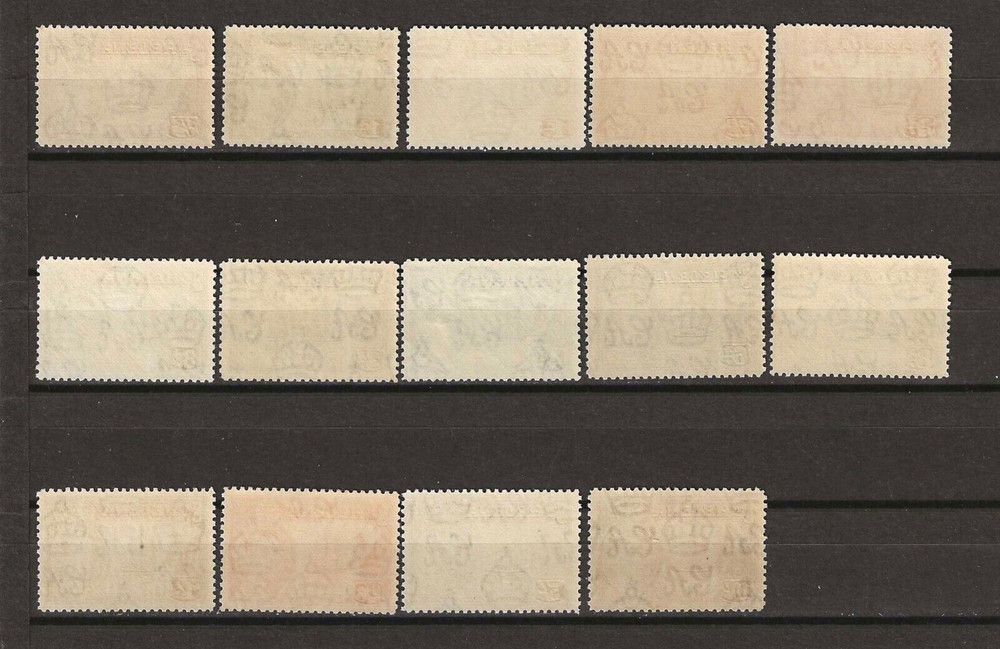 ST HELENA 1938/44 SG 131/140 MNH