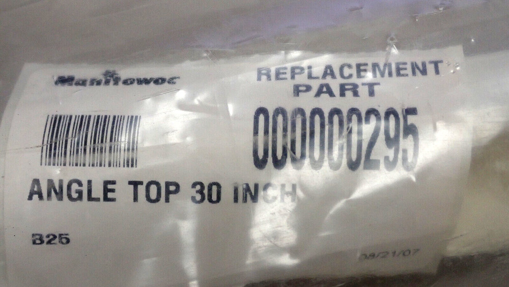 Manitowoc Ice 000000295 Front Top Rail, 30"