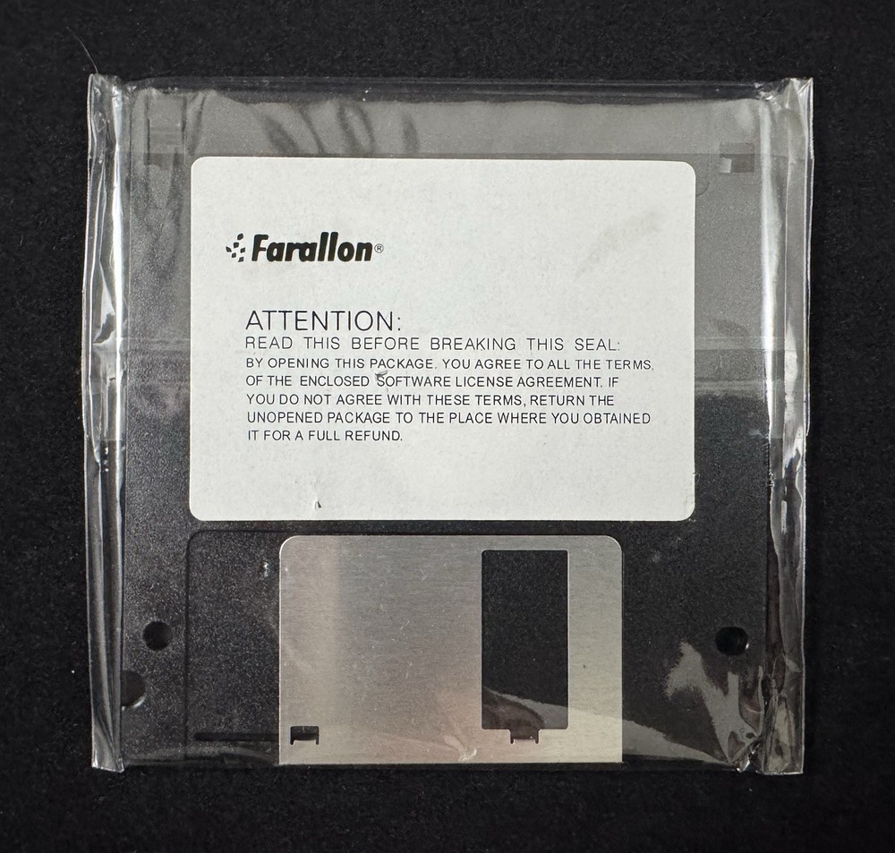 Farallon Ethernet ISA Card Driver Floppy Disk (1999)