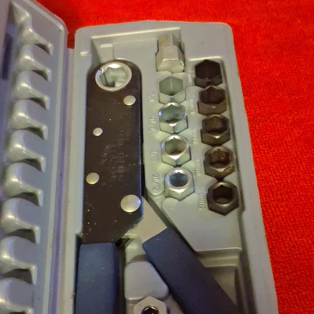 SPEC TOOLS Square Wrench Set Steel Multiple Sizes Metric/Standard 10 Pieces