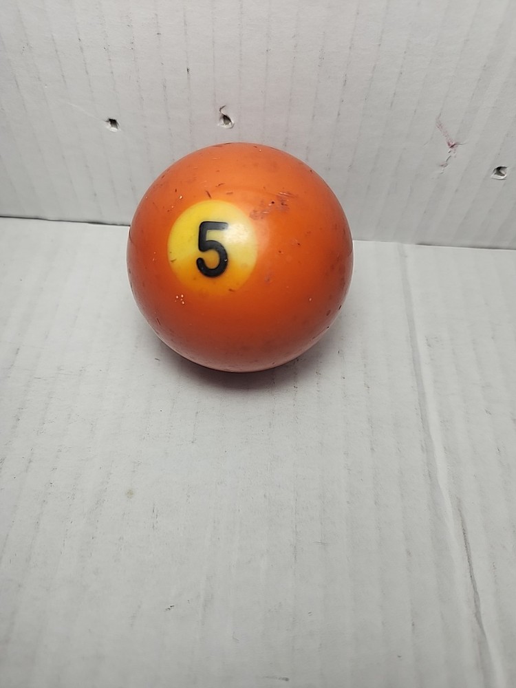 Vintage # 5 FIVE Replacement POOL BALL
