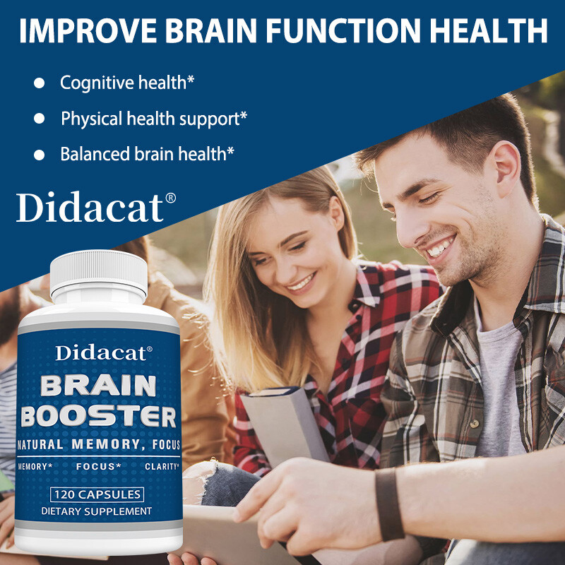 Brain Booster Capsules Brain Memory, Concentration Support Clear Brain Thinking