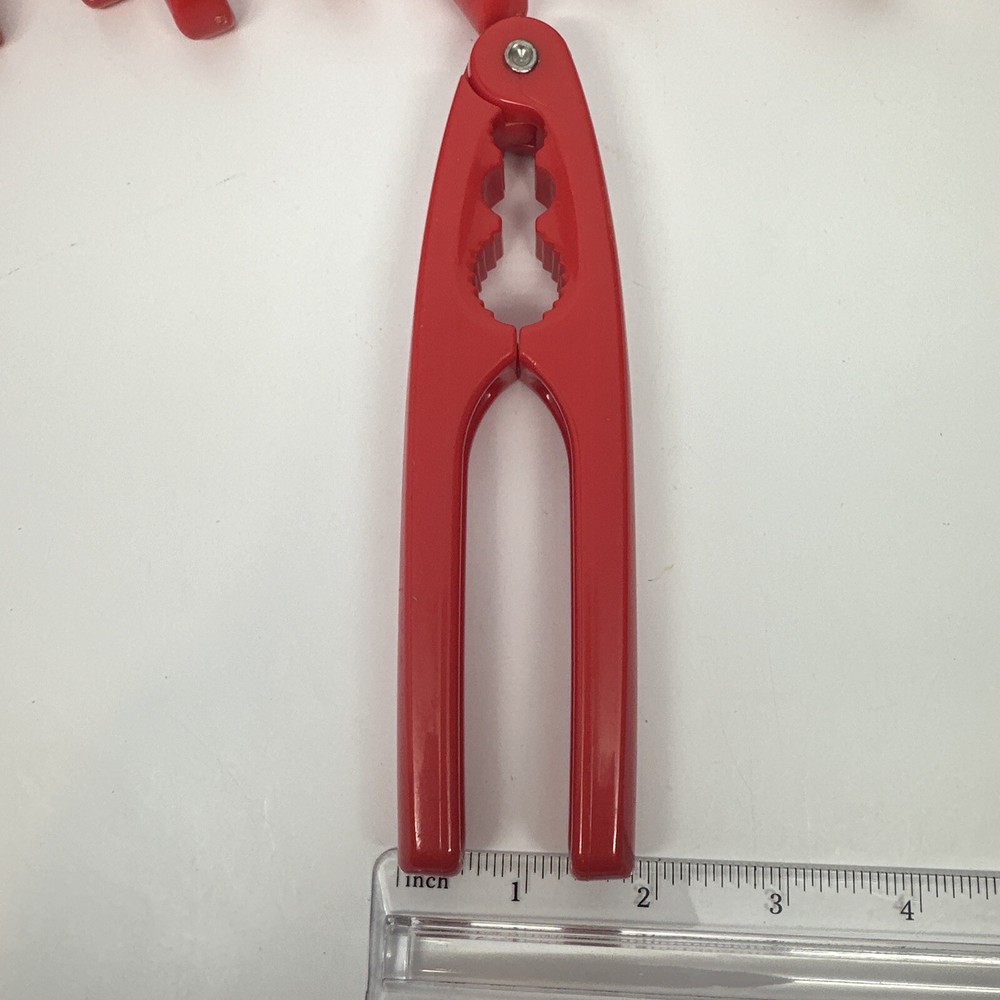 Red 6.5" Seafood Lobster Crab Shellfish Nut Cracker Tool New