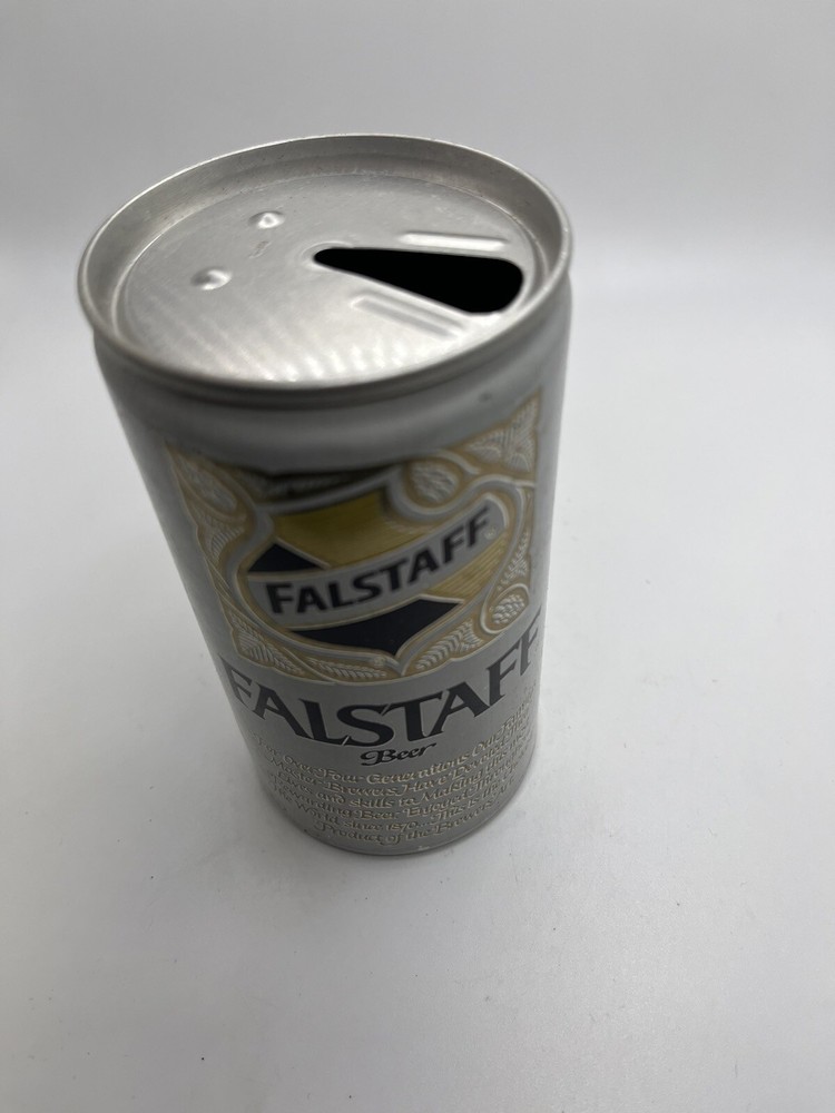Falstaff Empty Beer Can 12oz Vintage Pull Tab
