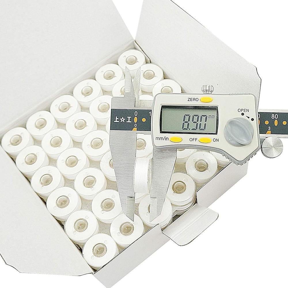 Comfortable Soft Spun Polyester 144pcs Prewound Bobbins - Machine Wash Safe