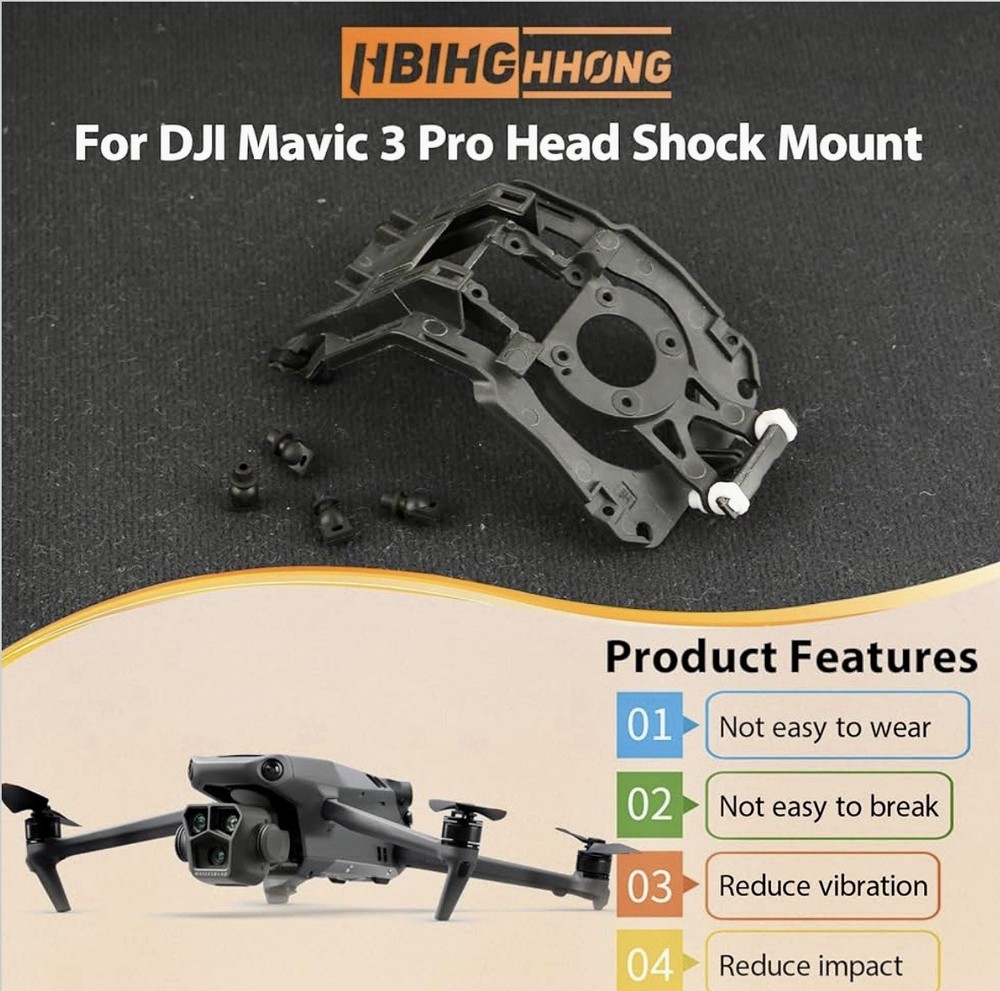 DJI Mavic 3 Pro Gimbal Vibration Absorbing Board Replacement Upper Mount w/Tool!