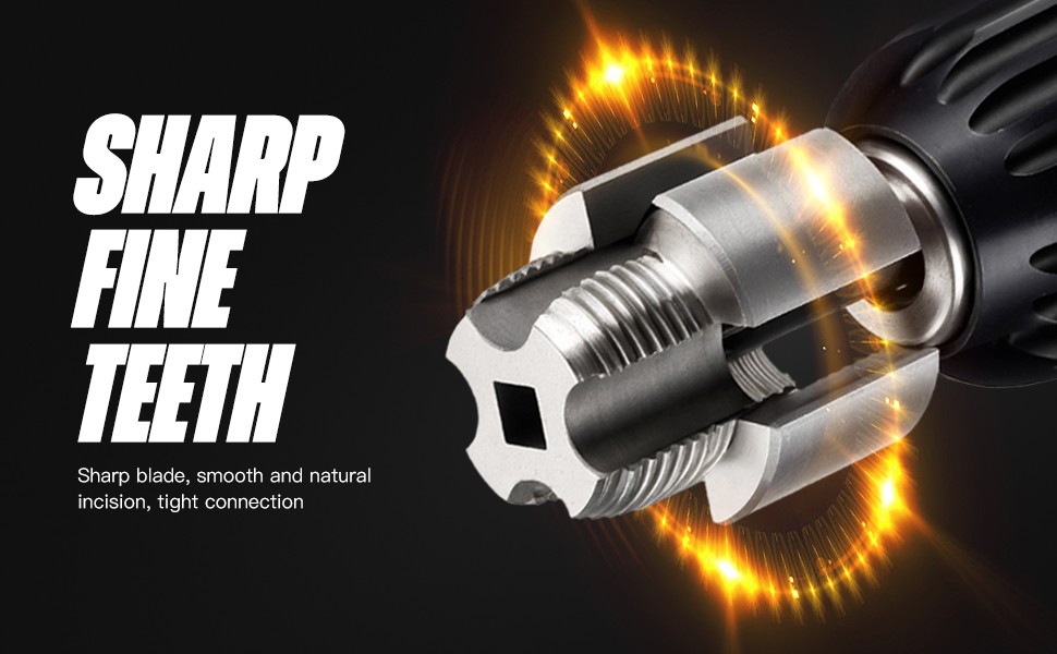 2PCS Pipe Thread Cutting Tool, Electric Drill Compatible Pvc Pipe Threader Kit