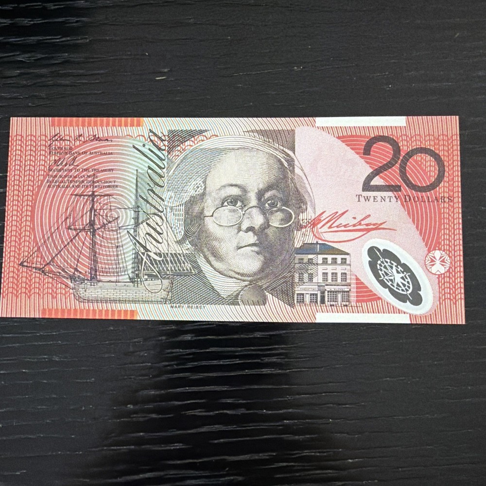 First AA13 + DA13 Last Prefix Stevens/Parkinson 2013 20 Dollars Polymer UNC