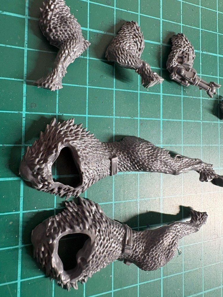 Space Wolves Thunderwolf Cavalry Wolf B Torso Body Bits | Warhammer 40K Kitbash