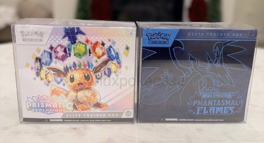 Pokemon ETB Elite Trainer Box Plastic Protector Case Display 5pc pack