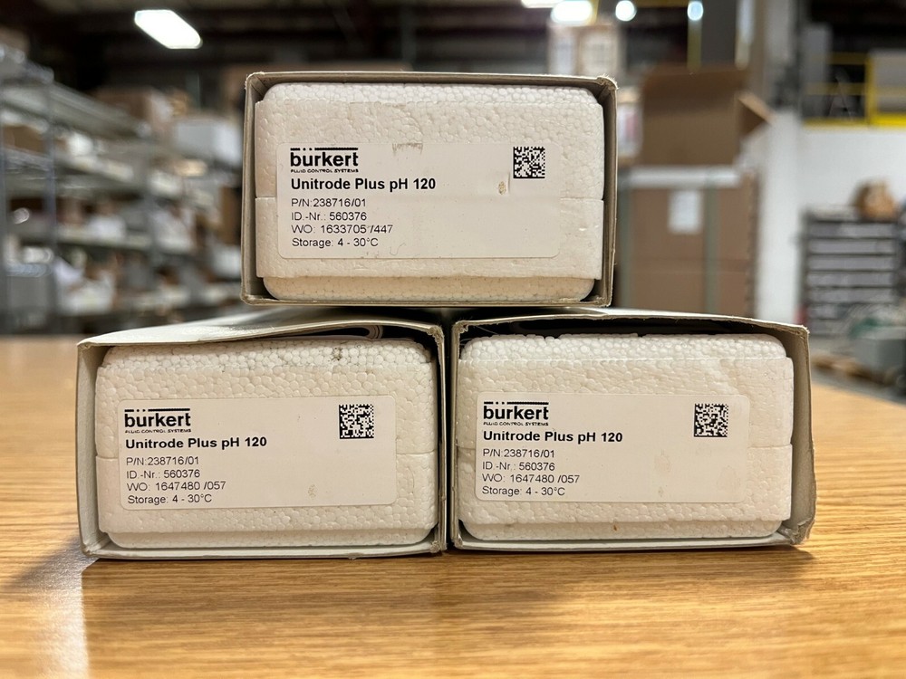 Burkert 560376 Unitrode Plus pH 120 Probe