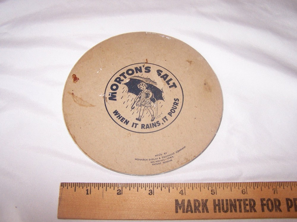 Vintage MORTON'S SALT Hot Pad