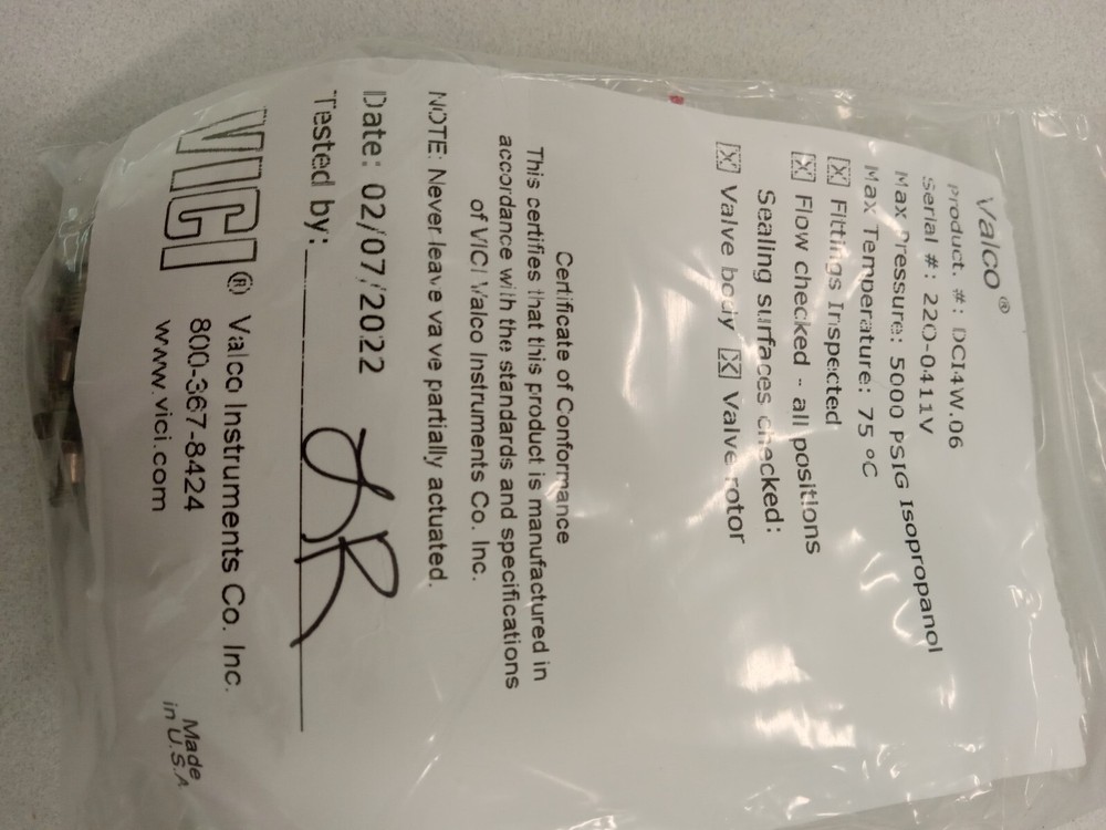 **NEW** Valco DC14W.06 Valve