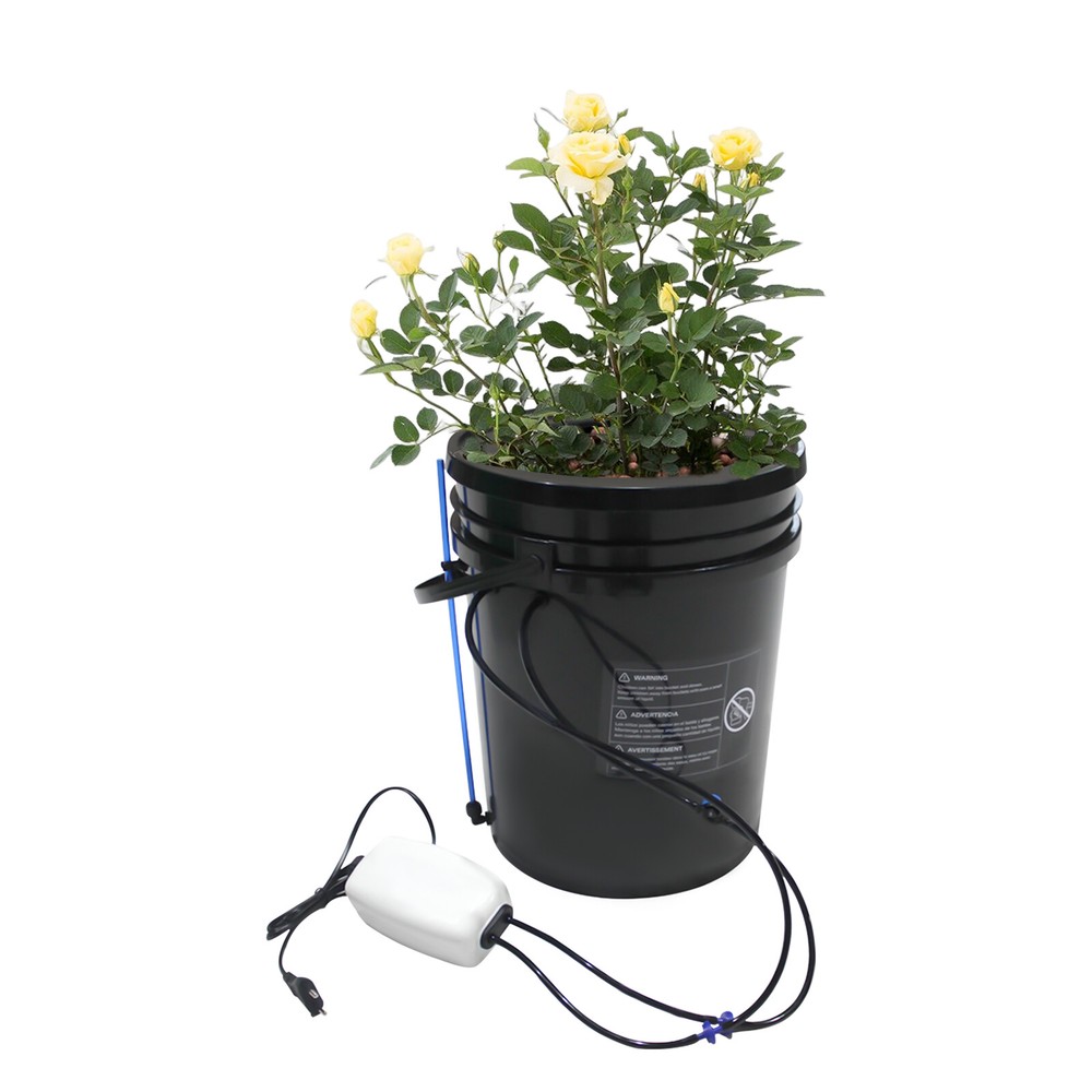 5 Gallon DWC Hydroponic Deep Water Culture Bucket Grow System Tool Kit New